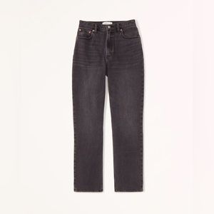 Abercrombie 90s Straight Ultra High Rise (Curve Love)